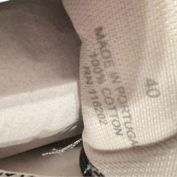 Zadig and Voltaire High Flash Canvas Boomerang Black High Top Sneakers 40 - Picture 9 of 12